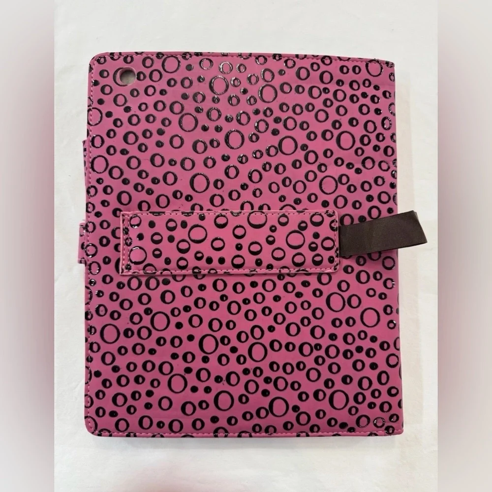 Leather Black And Pink Wireless Keyboard For Ipad‎